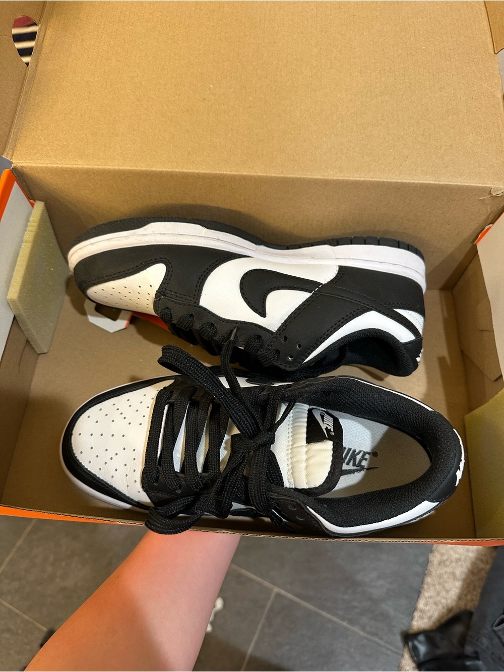 Nike Dunks—panda style